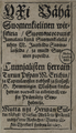 Finnisches Gesangbuch von 1607