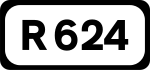 R624 road shield}}
