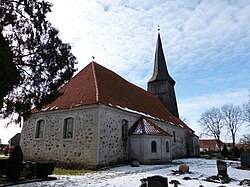 Medieval village church in Iven