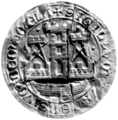 Klaipėda city seal, 1446 (diameter 75 mm). From the secret archive of National Prussian Cultural Heritage, Berlin