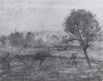 Fog in Éragny, 1884
