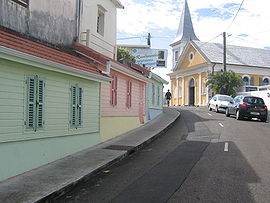 Main street in Grand'Rivière
