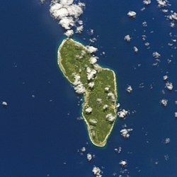 NASA picture of Rurutu Island