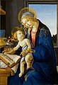 Image 4The scene in Botticelli's Madonna of the Book (1480) reflects the presence of books in the houses of richer people in his time. (from History of books)