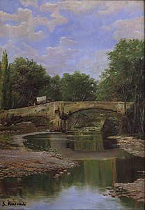 Bridge over a River, c. 1884