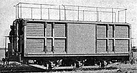 The ammunition wagon.