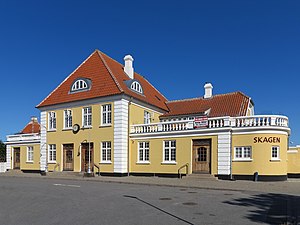 Front facade of Skagen station