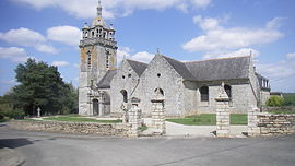 The church in Saint-Servant