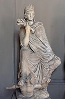 The Tyche of Antioch. Roman copy after a Greek bronze original by Eutychides of the 3rd century BC.