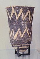 Ubaid III; pottery; c. 5300 – c. 4700 BC; Louvre Museum AO 29616[13]