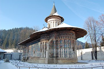 Saint George Church of the Voroneț Monastery, Suceava County, 1488, unknown architect