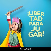 Freedom to play. Campaign of the Madrid City Council