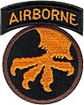 Das Ärmelabzeichen der 17. US-Luftlandedivision