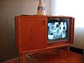Image 14The 1950s was the beginning period of rapid television ownership. In their infancy, television screens existed in many forms, including round. (from 1950s)