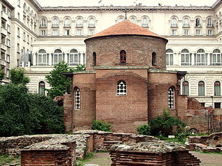 Church of Saint George, Sofia, Bulgaria, built during the 4th century in the Roman city of Serdica.