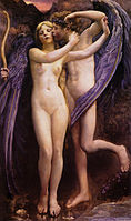 Cupid and Psyche (1891) by Annie Swynnerton