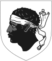 Coat of arms of Corsica.