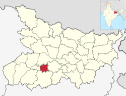Location of Jehanabad district in Bihar