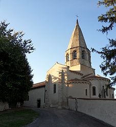 The church in Bransat