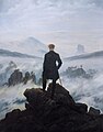 Image 20 Wanderer above the Sea of Fog Painting: Caspar David Friedrich Wanderer above the Sea of Fog is an 1818 painting by Caspar David Friedrich, a German Romantic. It has been read as a metaphor for the uncertainty of the future.