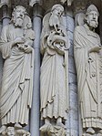 New Testament figures at Chartres Cathedral (early 13th century)