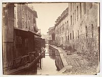 The Bievre river was used to dump the waste from the tanneries of Paris; it emptied into the Seine.