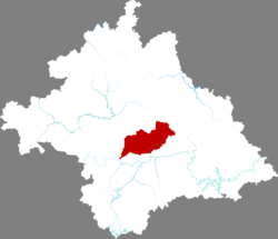 Location in Nanning
