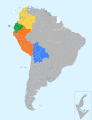 Member states of the Andean Community trade bloc.