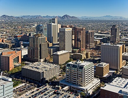Phoenix, Arizona, county seat of the Maricopa County, Arizona, the nation's fourth-most populous county