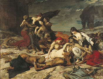 The Death of Ravana, King of Lanka (1875)