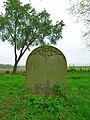 Grabstein von Caroline (gestorben 1865) und Samuel (gestorben 1866) Löb auf dem Jüdischen Friedhof in Schwarzrheindorf