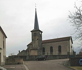 The church in Hennecourt