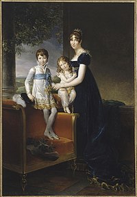 Hortense with her children