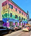 The "mural of rights" in Milan's Ortica neighborhood.