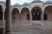Interior of the tabhane or caravanserai (guesthouse)
