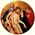 Pietà by Jean Malouel, Philip's court painter, Louvre, 1400–15