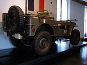 His jeep on display at the Musée de l'Armée in Paris