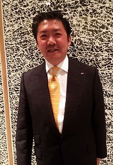 Maestro Long Yu following the Order of Merit of the Federal Republic of Germany award ceremony in 2016