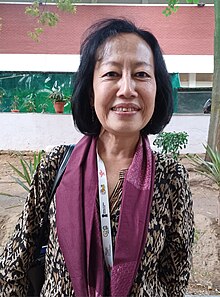 Mamang Dai at Sahitya Akademi, New Delhi; March 2023