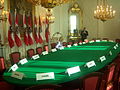 Sitzungssaal des Ministerrates im Bundeskanzleramt