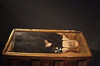 One of the sepulchres returned to the Monastery of Sigena from Lleida Museum.