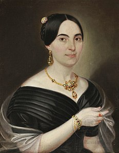 Jelena Vilovski, from about 1850, from the collection of Matica Srpska in Novi Sad