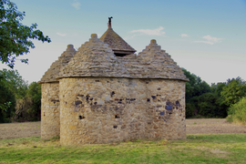 The dovecote of the old manor of Vaujoyeux