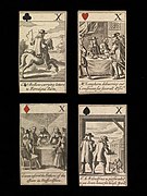 Popish Plot Playing Cards, after Francis Barlow. England, c. 1679