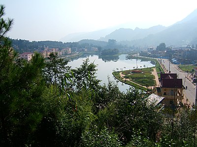 Central lake of Sa Pa town
