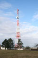 Stahlfachwerkturm der Sendeanlage 10. März 2006