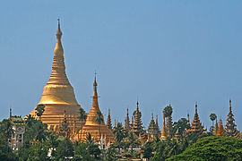 Shwedagon, a forest of pagodas