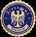 Siegel des Finanzamtes von Bremervörde, zwischen 1850 und 1923