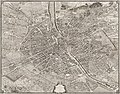 Image 12 Turgot map of Paris Map credit: Louis Bretez and Claude Lucas The Turgot map of Paris is a highly accurate and detailed map of the city of Paris, France, as it existed in the 1730s. It was published in 1739 as an atlas of twenty non-overlapping sectional bird's-eye-view maps, each approximately 50 cm × 80 cm (20 in × 31 in), in isometric perspective toward the southeast, as well as one simplified overview map with a four-by-five grid showing the layout of the twenty sectional maps. It has been described as "the first all-comprising graphical inventory of the capital, down to the last orchard and tree, detailing every house and naming even the most modest cul-de-sac". The complete map is shown here in its assembled form. Other sheets: '"`UNIQ--templatestyles-00000013-QINU`"' * Complete map * 1 * 2 * 3 * 4 * 5 * 6 * 7 * 8 * 9 * 10 * 11 * 12 * 13 * 14 * 15 * 16 * 17 * 18–19 * 20 More selected pictures