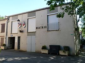 The town hall in Vaudreuille